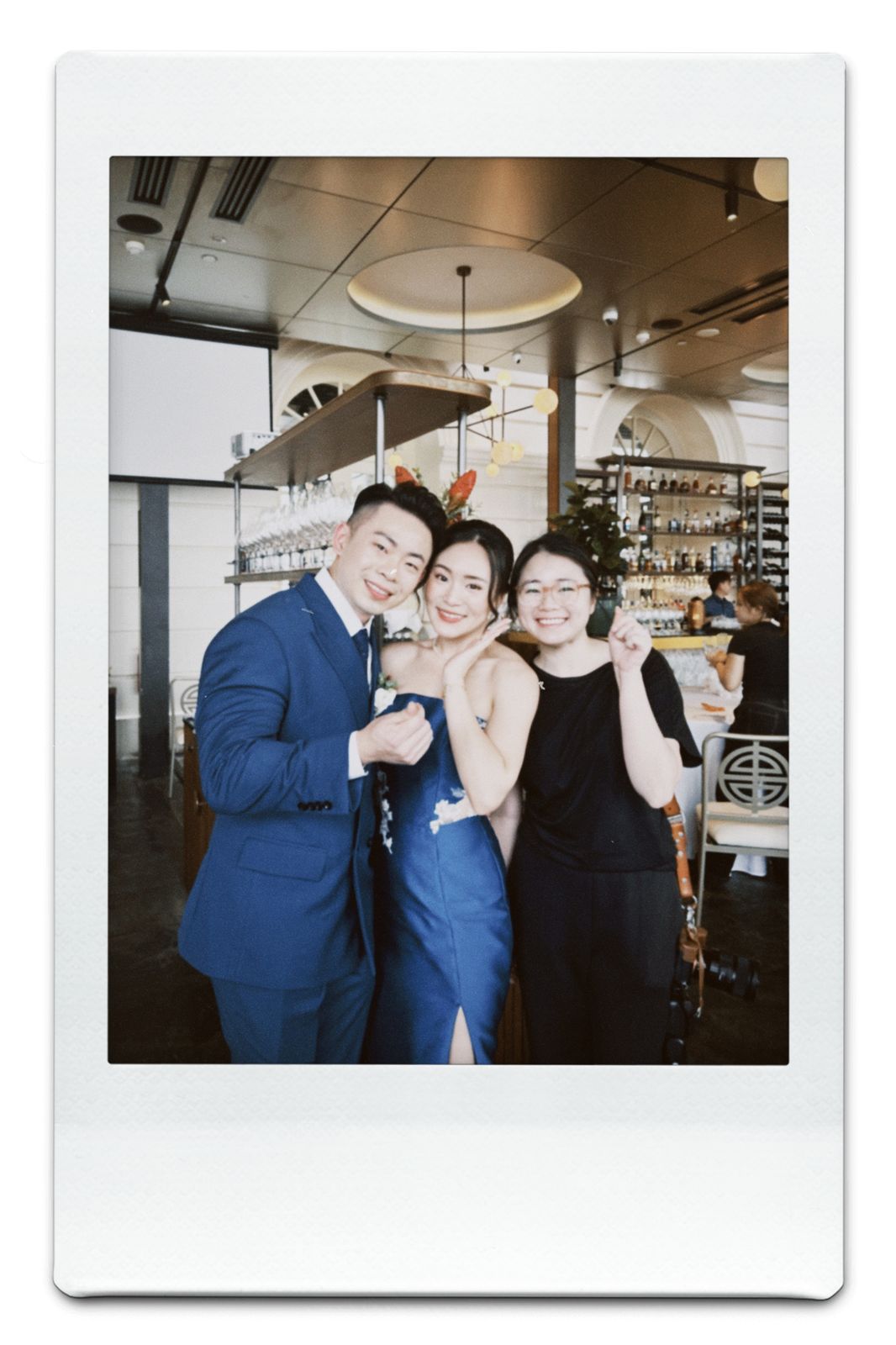 Photo with a couple I've worked with